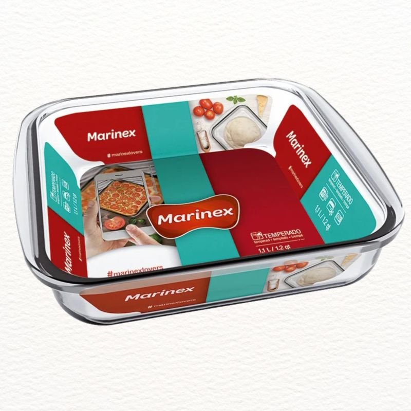 ASSADEIRA QUADRADA 1,1 LT (COD PR GD16221418N) - MARINEX