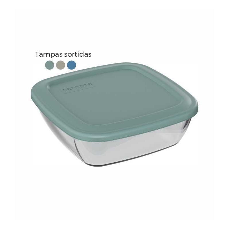 ASSADEIRA QUADRADA C/T PLASTICA 0,73 LT (COD PR 61110200828975) - SEMPRE