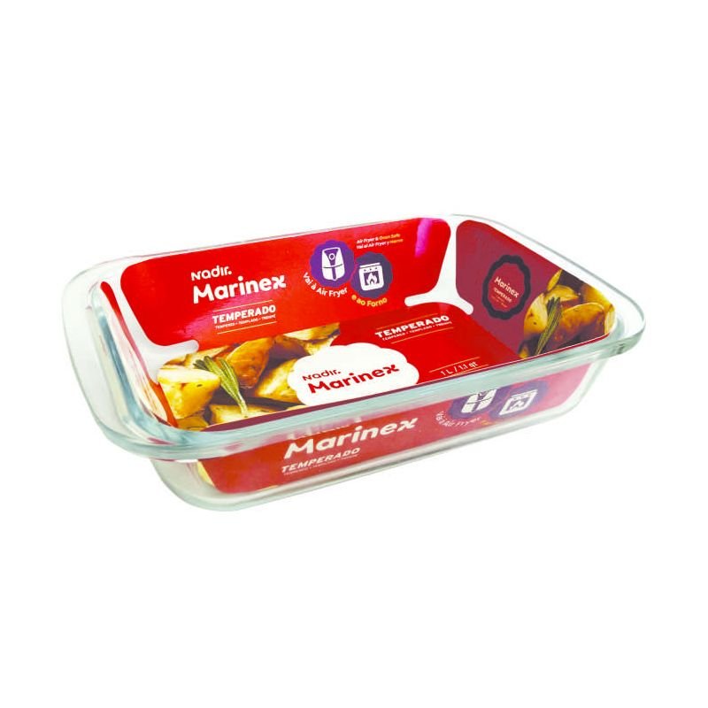 ASSADEIRA RETANGULAR 1 LT (COD PR 6A031021200001N) - MARINEX