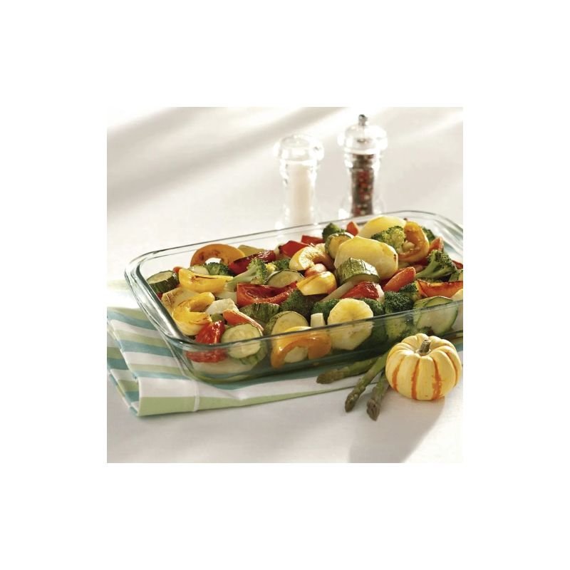 ASSADEIRA RETANGULAR C/T PLASTICA 2,2 LT (COD PR GD16534251N) - MARINEX