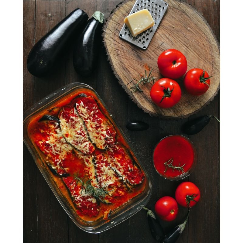 ASSADEIRA RETANGULAR FUNDA LASANHEIRA C/T VERMELHA 3,7 LT (COD PR 65370201830428) - MARINEX