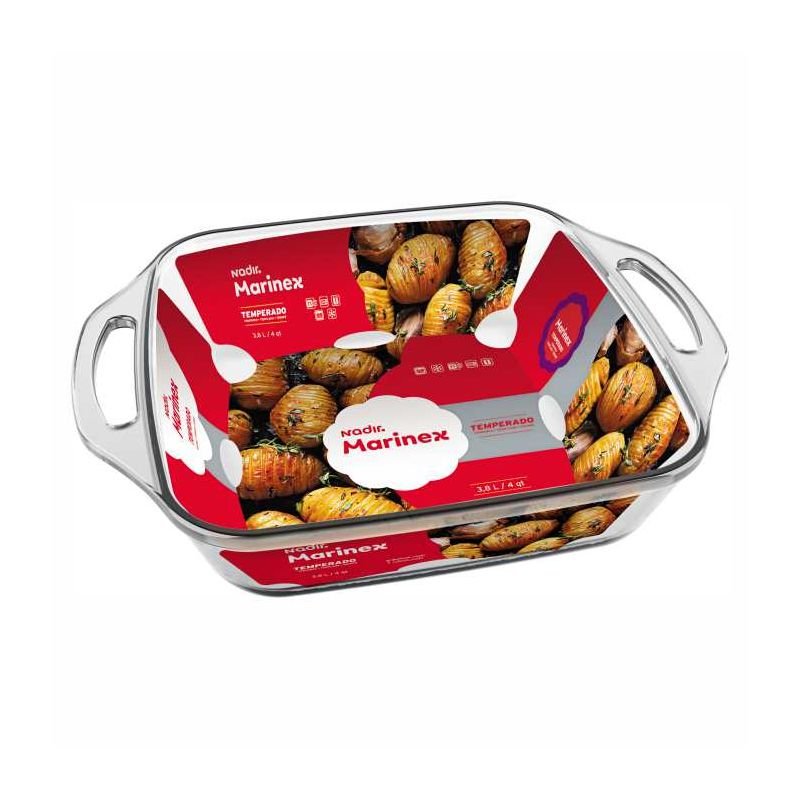 ASSADEIRA SELETTA QUADRADA 3,8 LT (COD PR 62240200999598)- MARINEX