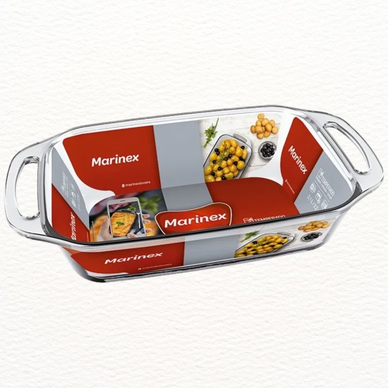 ASSADEIRA SELETTA RETANGULAR 2,1 LT (COD PR 63390201015731) - MARINEX