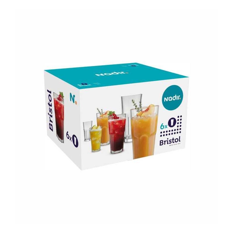 CONJUNTO COPO BRISTOL LONG DRINK 340 ML C/6 (COD PR 26110200742135) - NADIR