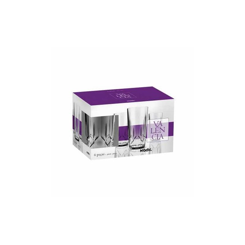 CONJUNTO COPO VALENCIA LONG DRINK 395 ML C/6 (COD PR 2O055021300006N) - NADIR
