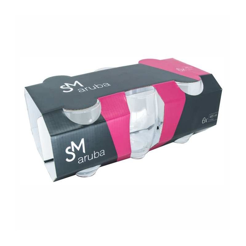 COPO ARUBA LONG DRINK 465 ML LUVA C/6 (COD PR J3060201252251) - SM