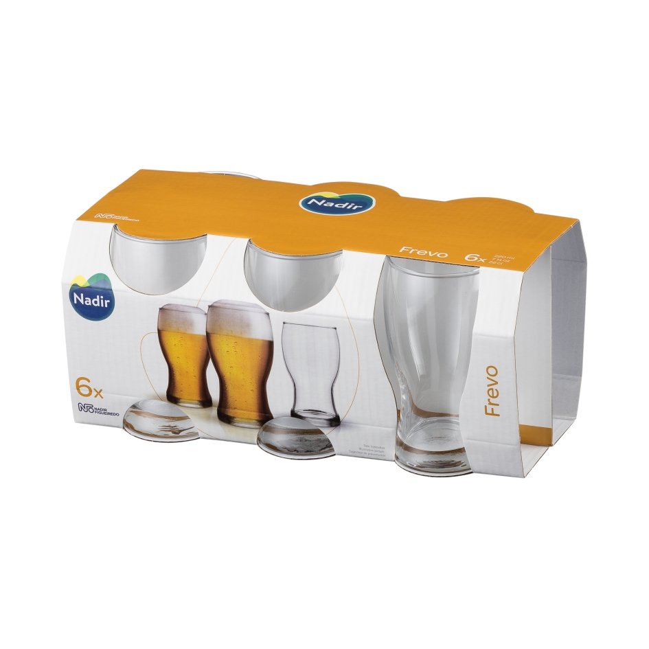 COPO FREVO CERVEJA 220 ML LUVA C/6 (COD PR 71200200775981)- NADIR