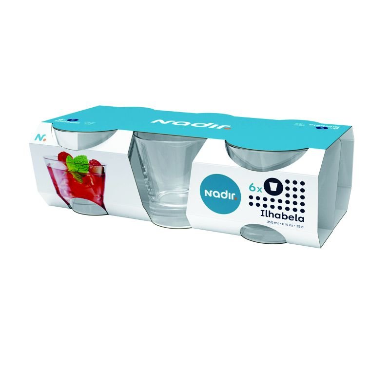 COPO ILHABELA ROCKS 350 ML LUVA C/6 (COD PR 79230200771948)- NADIR