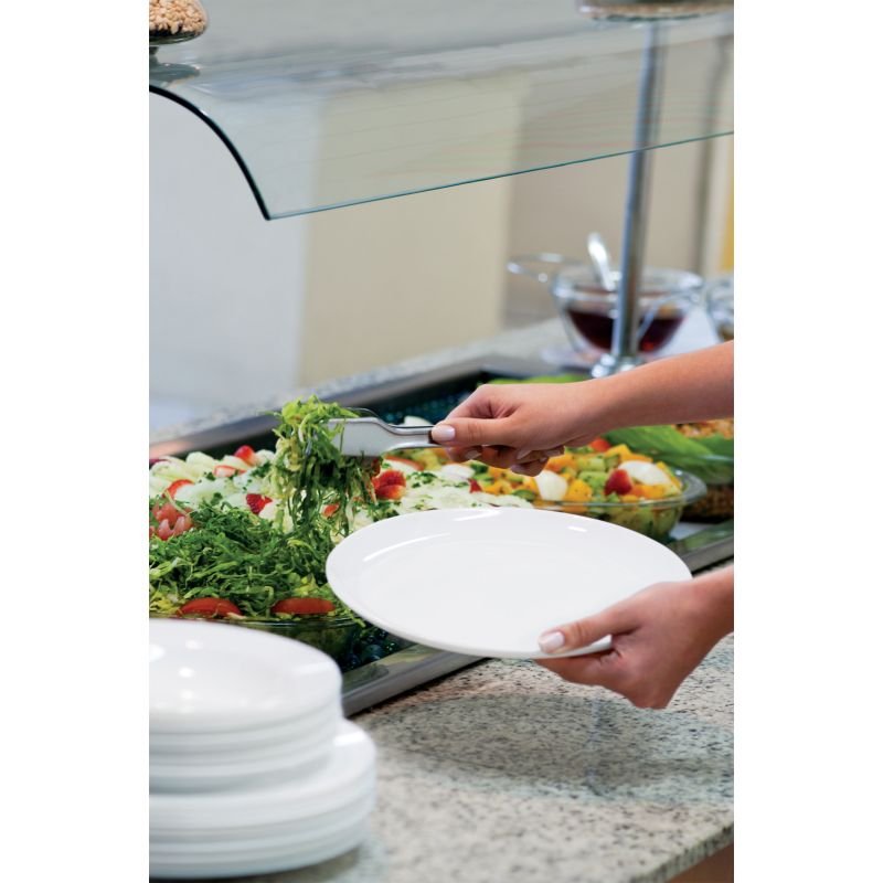 PRATO BLANC RASO OPALINE PESO CONTROLADO 27 CM (COD PR 55450200894796) - DURALEX