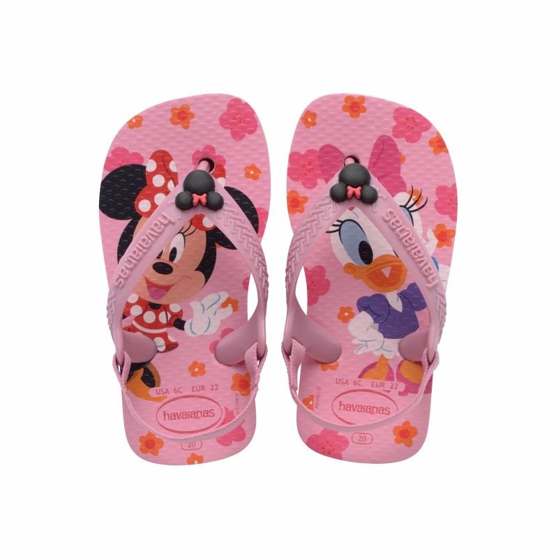 SANDALIA BABY DISNEY CLASSICS ROSA GLOW 22/22 CL25/26 - HAVAIANAS