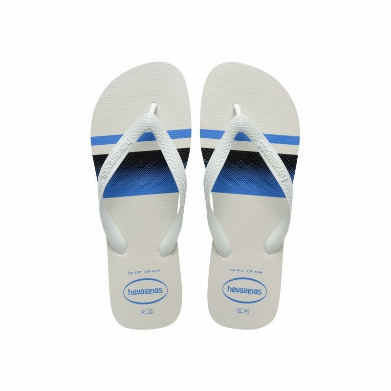 SANDALIA TOP BASIC BRANCO/BRANCO/AZUL 45/46 CL25/26 - HAVAIANAS