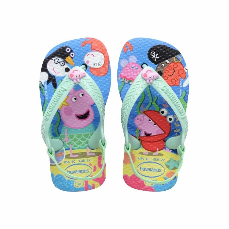 SANDALIA BABY PEPPA PIG AZUL LAVANDA 21/21 CL24/25 - HAVAIANAS