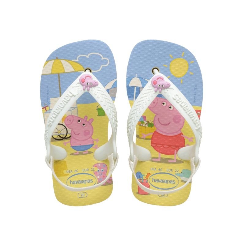 SANDALIAS HAVAIANAS BABY PEPPA PIG BUTTERCREAM 21/21 CL24/25