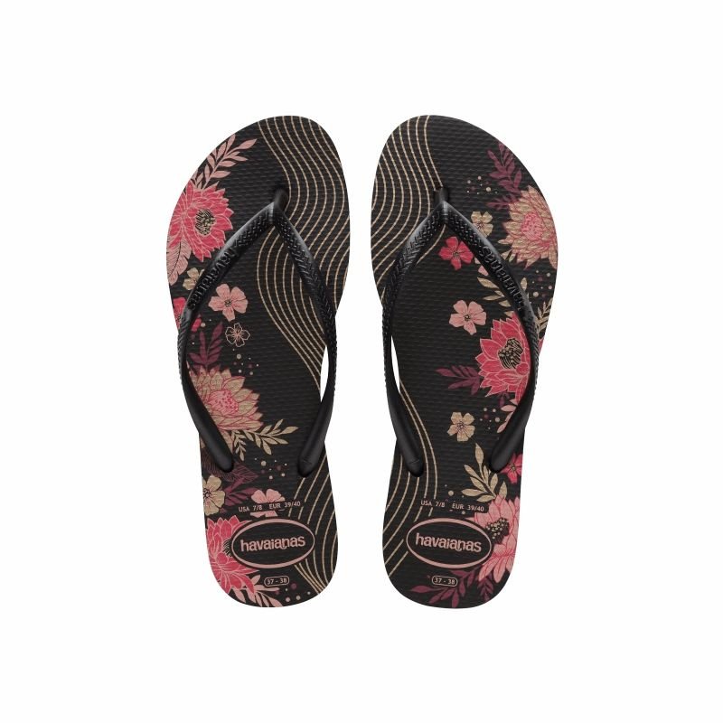 SANDALIA SLIM ORGANIC PRETO/PRETO/PRETO 35/36 CL23/24 - HAVAIANAS