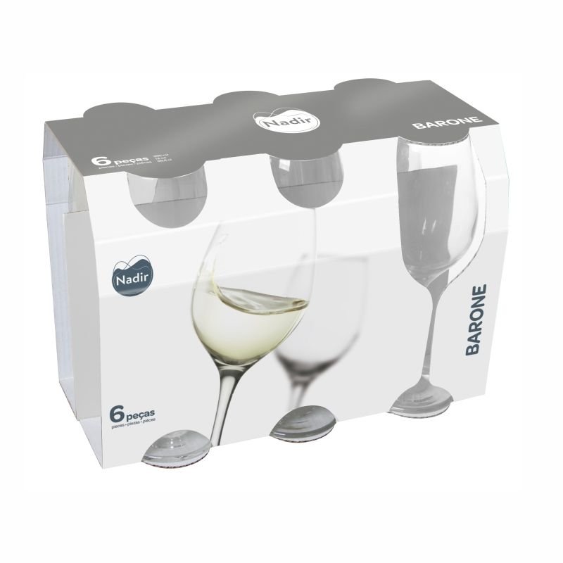 TACA BARONE VINHO 385 ML LUVA C/6 (COD PR 71560200943543) - NADIR