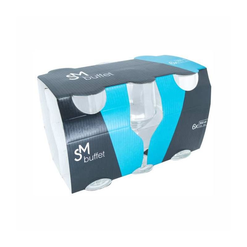 TACA BUFFET AGUA 300 ML LUVA C/6 (COD PR J7000201252200) - SM