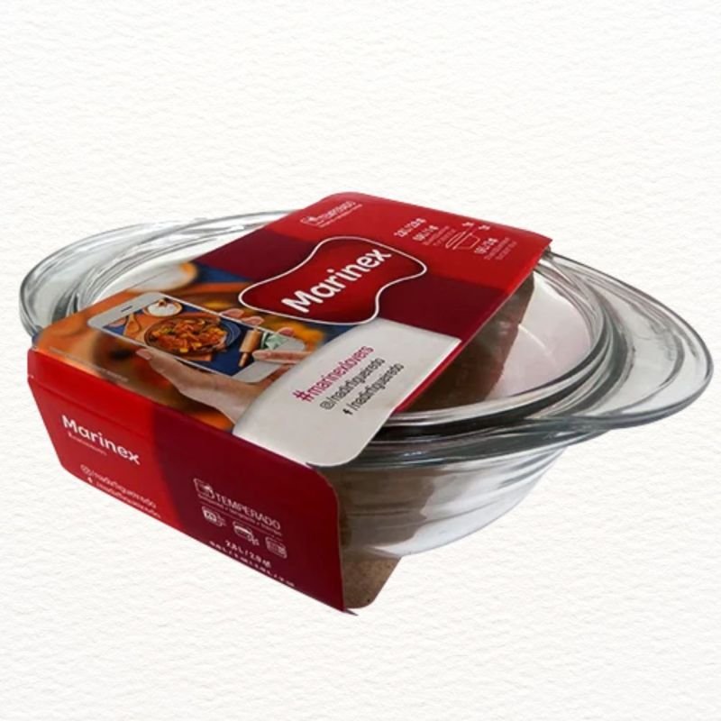 TERRINA REDONDA C/T 2,8 LT (BASE 1,90 LT E TAMPA 0,9 LT) (COD PR GD16457712N) - MARINEX